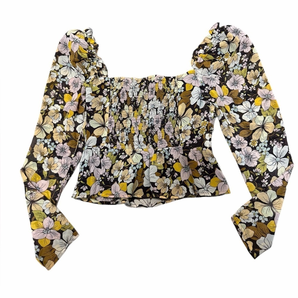 Toni Top in Brown & Yellow Floral
ASTR THE LABEL XS - Picture 7 of 9